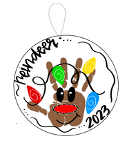 Load image into Gallery viewer, Handprint Ornament — MAKEUP EVENT