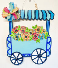 Load image into Gallery viewer, Floral Cart Doorhanger