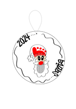 Load image into Gallery viewer, Footprint Ornament — MAKEUP EVENT