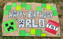 Load image into Gallery viewer, HandPainted Kraft Paper Banner