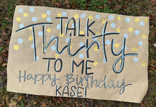 Load image into Gallery viewer, HandPainted Kraft Paper Banner