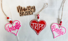 Load image into Gallery viewer, Valentines Name Bag Tag