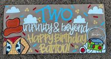 Load image into Gallery viewer, HandPainted Kraft Paper Banner