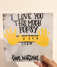 Load image into Gallery viewer, 10x10 Distressed Wooden Plaque