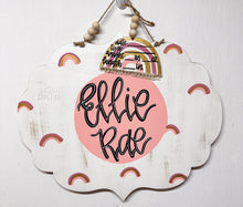 Load image into Gallery viewer, Boho Rainbow Quatre Le Foil Doorhanger