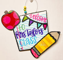 Load image into Gallery viewer, Teacher Notepad Doorhanger