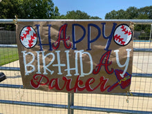 Load image into Gallery viewer, HandPainted Kraft Paper Banner