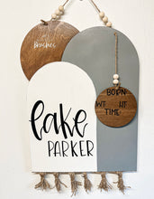 Load image into Gallery viewer, Modern Boho Shape Baby Doorhanger