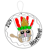 Load image into Gallery viewer, Handprint Ornament — MAKEUP EVENT