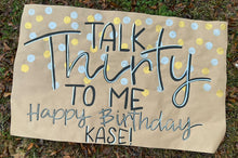 Load image into Gallery viewer, HandPainted Kraft Paper Banner