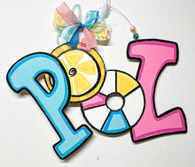 Load image into Gallery viewer, Pool Word Doorhanger