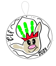 Load image into Gallery viewer, Handprint Ornament — MAKEUP EVENT