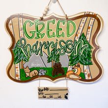 Load image into Gallery viewer, Forest Friends Baby Doorhanger