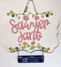 Load image into Gallery viewer, Floral Baby Girl Quatre Le Foil