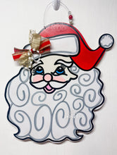 Load image into Gallery viewer, Vintage Whimsical Santa Doorhanger