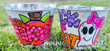 Load image into Gallery viewer, Trick or Treat Halloween Galvanized Bucket