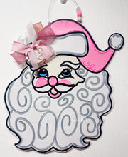Load image into Gallery viewer, Vintage Whimsical Santa Doorhanger