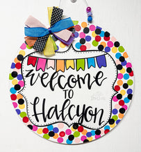 Load image into Gallery viewer, Confetti Banner Teacher Round