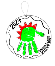 Load image into Gallery viewer, Handprint Ornament — MAKEUP EVENT