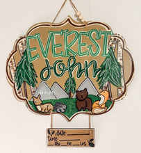 Load image into Gallery viewer, Forest Friends Baby Doorhanger