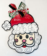Load image into Gallery viewer, Whimsical Santa Doorhanger