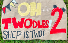 Load image into Gallery viewer, HandPainted Kraft Paper Banner