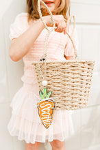 Load image into Gallery viewer, Carrot Easter Basket Name Tag