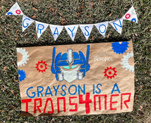 Load image into Gallery viewer, HandPainted Kraft Paper Banner