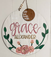 Load image into Gallery viewer, Muted Floral Baby Round
