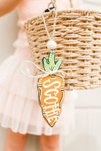 Load image into Gallery viewer, Carrot Easter Basket Name Tag