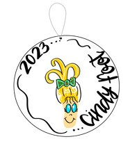 Load image into Gallery viewer, Footprint Ornament — MAKEUP EVENT