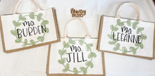 Load image into Gallery viewer, Painted Burlap Tote Bag