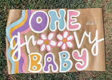 Load image into Gallery viewer, HandPainted Kraft Paper Banner