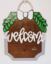 Load image into Gallery viewer, Leafy Bow Wreath Interchangeable Doorhanger