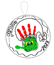 Load image into Gallery viewer, Handprint Ornament — MAKEUP EVENT