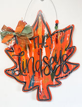Load image into Gallery viewer, MultiColor Leaf Doorhanger