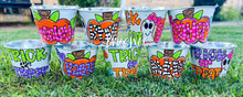 Load image into Gallery viewer, Trick or Treat Halloween Galvanized Bucket