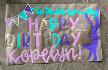 Load image into Gallery viewer, HandPainted Kraft Paper Banner