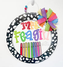 Load image into Gallery viewer, Flare Pen Teacher Doorhanger