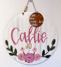 Load image into Gallery viewer, Muted Floral Baby Round