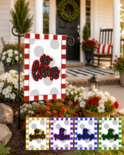 Load image into Gallery viewer, PRE-ORDER School Polka Dot Garden Flag