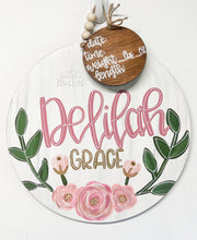Load image into Gallery viewer, Muted Floral Baby Round