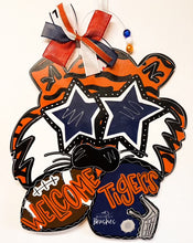 Load image into Gallery viewer, Preppy Football Mascot Doorhanger