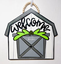 Load image into Gallery viewer, White Barn House Interchangeable Doorhanger
