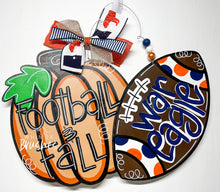 Load image into Gallery viewer, Football and Fall Doorhanger