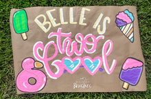 Load image into Gallery viewer, HandPainted Kraft Paper Banner