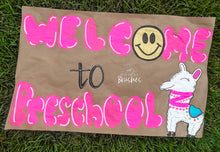 Load image into Gallery viewer, HandPainted Kraft Paper Banner