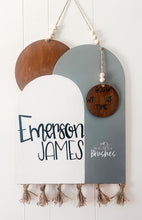 Load image into Gallery viewer, Modern Boho Shape Baby Doorhanger