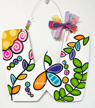 Load image into Gallery viewer, Bright and Colorful Inital Doorhanger