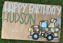 Load image into Gallery viewer, HandPainted Kraft Paper Banner